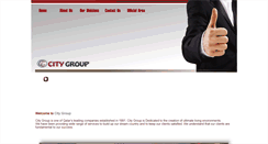 Desktop Screenshot of citygroupqatar.com